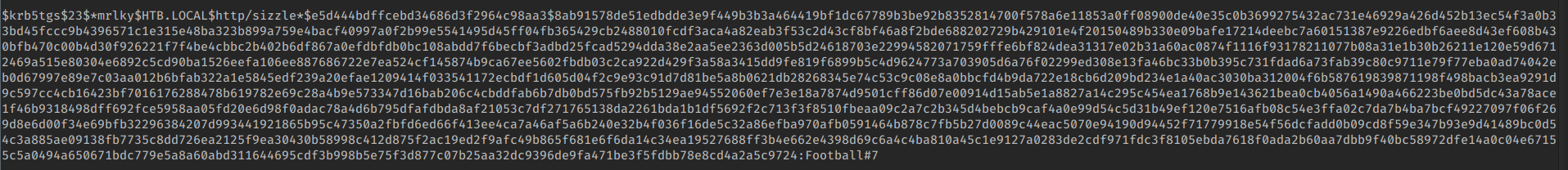 Kerberoasting with Rubeus